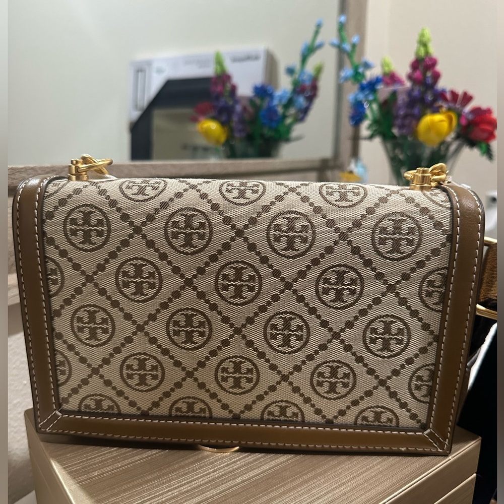 Tory Burch T Monogram Jacquard Mini Bag - Picture 3 of 10